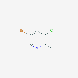 5-Bromo-3-chloro-2-methylpyridine