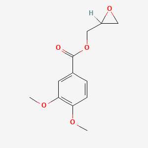 Oxiranylmethyl veratrate