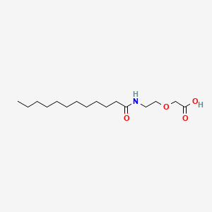 (2-((1-Oxododecyl)amino)ethoxy)acetic acid