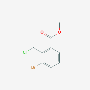 molecular formula C9H8BrClO2 B1517668 3-溴-2-氯甲基苯甲酸甲酯 CAS No. 914220-72-7