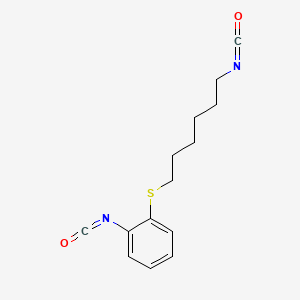 o-[(6-Isocyanatohexyl)thio]phenyl isocyanate