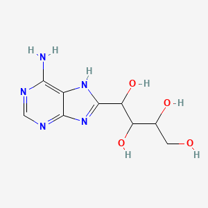 1-(6-Amino-9H-purin-8-yl)-1,2,3,4-butanetetrol