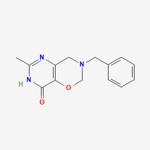 3-Benzyl-6-methyl-3,4-dihydro-2h-pyrimido[4,5-e][1,3]oxazin-8(5h)-one