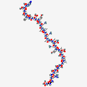 molecular formula C180H288N46O57 B15176833 Helospectin II CAS No. 93585-83-2