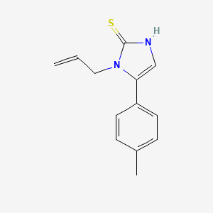 molecular formula C13H14N2S B1517684 1-allyl-5-(4-methylphenyl)-1H-imidazole-2-thiol CAS No. 1105189-03-4