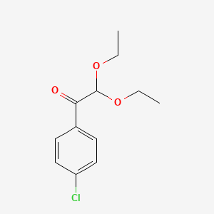 1-(4-Chlorophenyl)-2,2-diethoxyethan-1-one