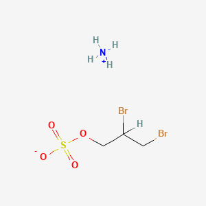 Ammonium 2,3-dibromopropyl sulphate