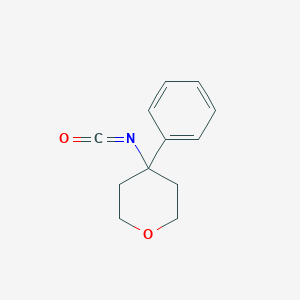 molecular formula C12H13NO2 B1517688 4-Isocyanato-4-phenyltetrahydropyran CAS No. 941717-02-8