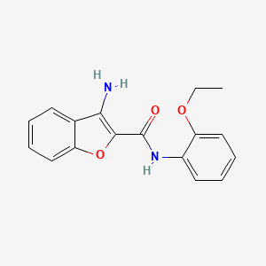 molecular formula C17H16N2O3 B1517691 3-氨基-N-(2-乙氧苯基)-1-苯并呋喃-2-甲酰胺 CAS No. 1105190-05-3