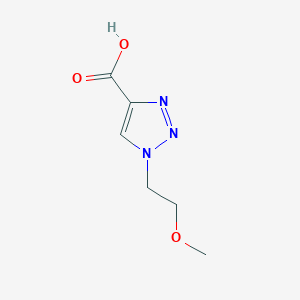 molecular formula C6H9N3O3 B1517696 1-(2-甲氧基乙基)-1H-1,2,3-三唑-4-羧酸 CAS No. 1092300-57-6