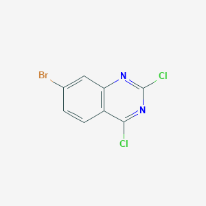 molecular formula C8H3BrCl2N2 B1517698 7-溴-2,4-二氯喹唑啉 CAS No. 959237-68-4