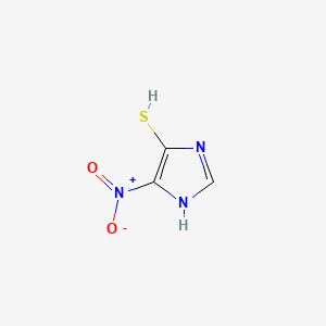 4-(Hydroxy(oxido)amino)-5-mercapto-1H-imidazole