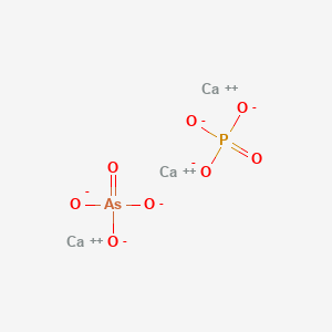 molecular formula AsCa3O8P B15177160 Calcium arsenate phosphate CAS No. 109877-61-4