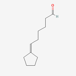 Hexanal, 6-cyclopentylidene-