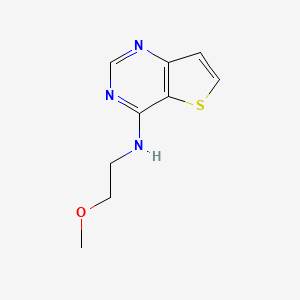molecular formula C9H11N3OS B1517728 N-(2-methoxyethyl)thieno[3,2-d]pyrimidin-4-amine CAS No. 1097168-21-2