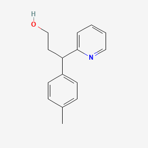 3-(2-Pyridyl)-3-(p-tolyl)propan-1-ol