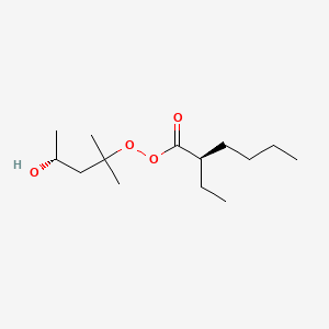 [(4R)-4-hydroxy-2-methylpentan-2-yl] (2R)-2-ethylhexaneperoxoate