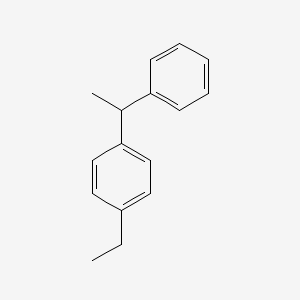 Benzene, 1-ethyl-4-(1-phenylethyl)-