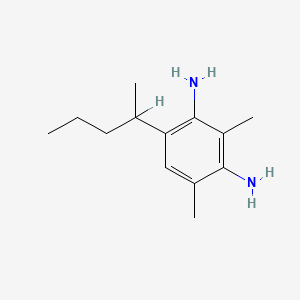 2,4-Dimethyl-6-(1-methylbutyl)benzene-1,3-diamine