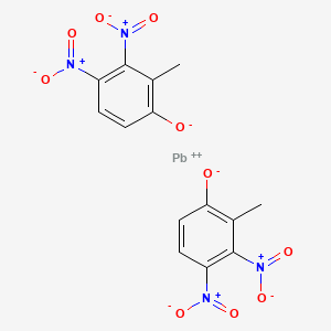 Phenol, 2-methyldinitro-, lead salt