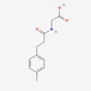 molecular formula C12H15NO3 B1517739 2-[3-(4-Methylphenyl)propanamido]acetic acid CAS No. 1098367-46-4