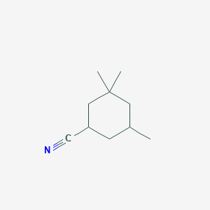 molecular formula C10H17N B1517741 3,3,5-Trimethylcyclohexane-1-carbonitrile CAS No. 191092-97-4
