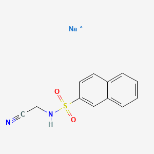 Sodium N-(cyanomethyl)naphthalene-2-sulphonamidate