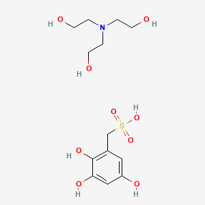 2-[bis(2-hydroxyethyl)amino]ethanol;(2,3,5-trihydroxyphenyl)methanesulfonic acid