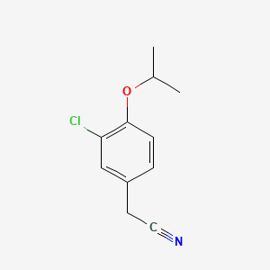 3-Chloro-4-isopropoxyphenylacetonitrile