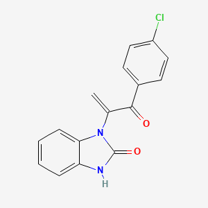 2H-Benzimidazol-2-one, 1-(1-(4-chlorobenzoyl)ethenyl)-1,3-dihydro-