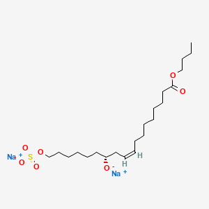 Disodium 1-butyl (R)-12-oxido(sulphonatooxy)oleate