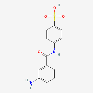 Benzenesulfonic acid, 4-((3-aminobenzoyl)amino)-