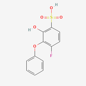 4-Fluoro-alpha-hydroxy-3-phenoxybenzenesulphonic acid