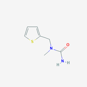 molecular formula C7H10N2OS B1517771 1-甲基-1-(噻吩-2-基甲基)脲 CAS No. 1153872-31-1