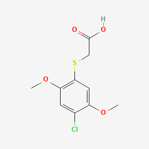 ((4-Chloro-2,5-dimethoxyphenyl)thio)acetic acid