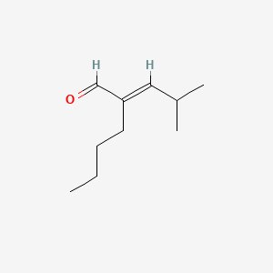 (E)-2-(2-Methylpropylidene)hexanal