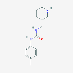 molecular formula C14H21N3O B1517787 3-(4-Methylphenyl)-1-(piperidin-3-ylmethyl)urea CAS No. 1154198-16-9