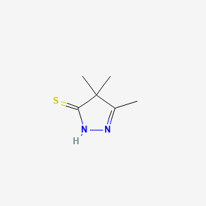 2,4-Dihydro-4,4,5-trimethyl-3H-pyrazole-3-thione