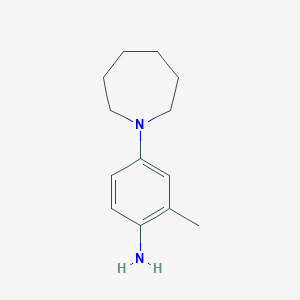 molecular formula C13H20N2 B1517789 4-(氮杂环戊-1-基)-2-甲基苯胺 CAS No. 847455-22-5