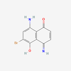 4,8-Diamino-2-bromo-1,5-naphthoquinone