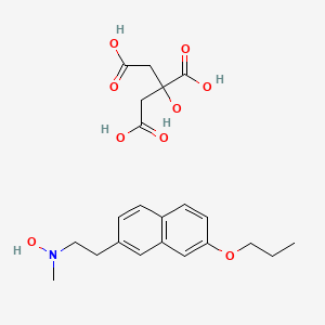 N-Hydroxy-N-methyl-7-propoxy-2-naphthalenethanamine citrate