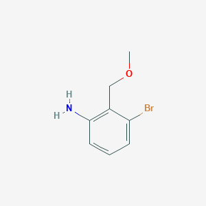 molecular formula C8H10BrNO B1517795 3-Bromo-2-(methoxymethyl)aniline CAS No. 1097790-44-7