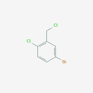 molecular formula C7H5BrCl2 B1517809 4-Bromo-1-chloro-2-(chloromethyl)benzene CAS No. 928758-19-4