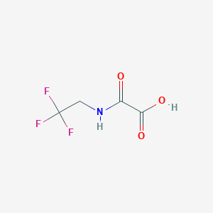 molecular formula C4H4F3NO3 B1517812 [(2,2,2-Trifluoroethyl)carbamoyl]formic acid CAS No. 1156726-64-5