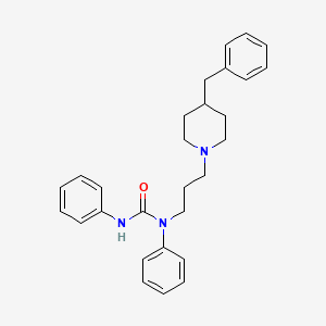 Urea, N,N'-diphenyl-N-(3-(4-(phenylmethyl)-1-piperidinyl)propyl)-