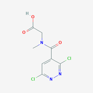 molecular formula C8H7Cl2N3O3 B1517820 2-[1-(3,6-dichloropyridazin-4-yl)-N-methylformamido]acetic acid CAS No. 1098389-56-0