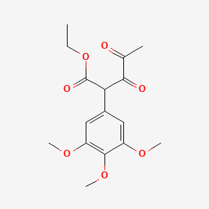 Ethyl 3,4-dioxo-3-(3,4,5-trimethoxyphenyl)valerate