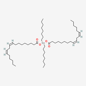 Bis(octadeca-9(Z),12(Z)-dienoyloxy)dioctylstannane