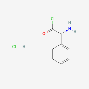 (R)-alpha-Aminocyclohexadieneacetyl chloride hydrochloride