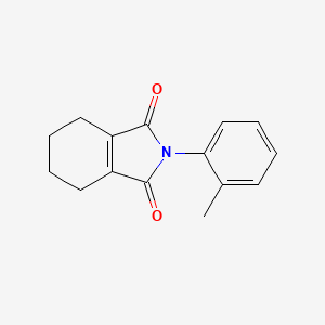 1H-Isoindole-1,3(2H)-dione, 4,5,6,7-tetrahydro-2-(2-methylphenyl)-